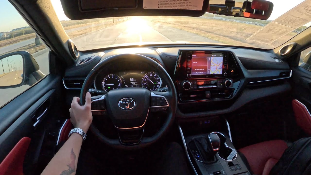 2022 Toyota Highlander XSE - POV Evening Drive