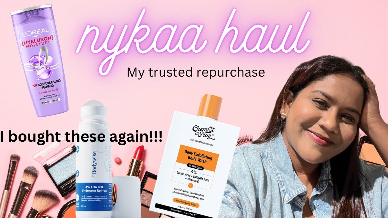 Nykaa Haul ✨ Products I Keep Buying Again & Again | Honest Review #nykaahaul #repurchase #foryou 