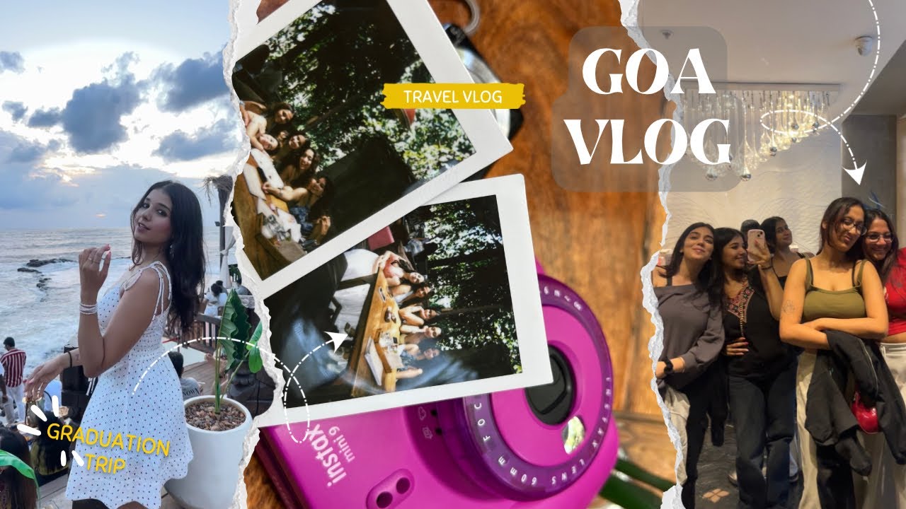 Graduation trip to Goa 🏝️ | Goa vlog | Girl’s trip | Anisha Sharma