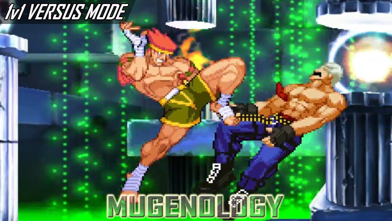 Adon (CvS) vs Bryan Fury (CvS/POTS) - Street Fighter vs Tekken - MUGEN
