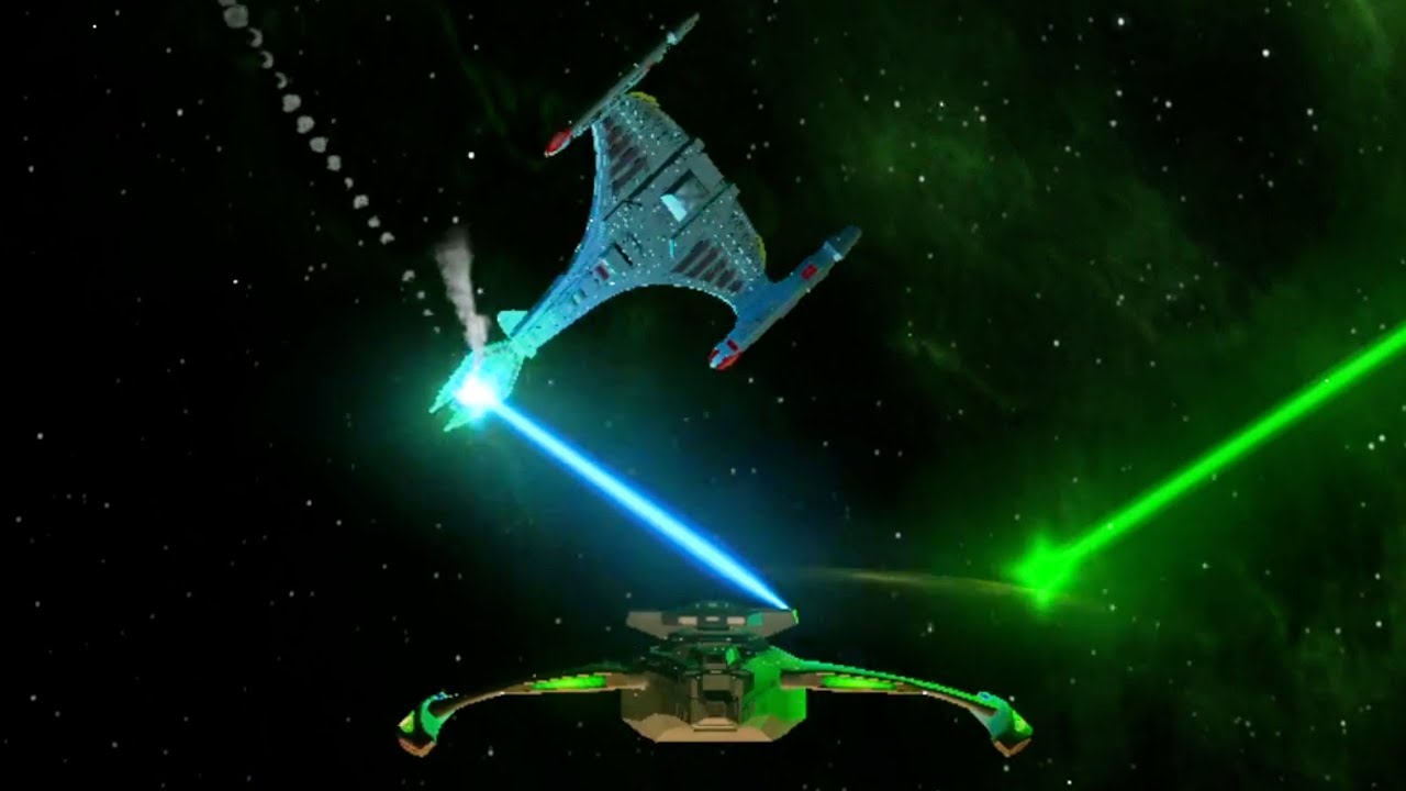 Star Trek Bridge Commander (Remastered) x3 Klingon Vor'cha Vs x2 Cardassian Hybrids