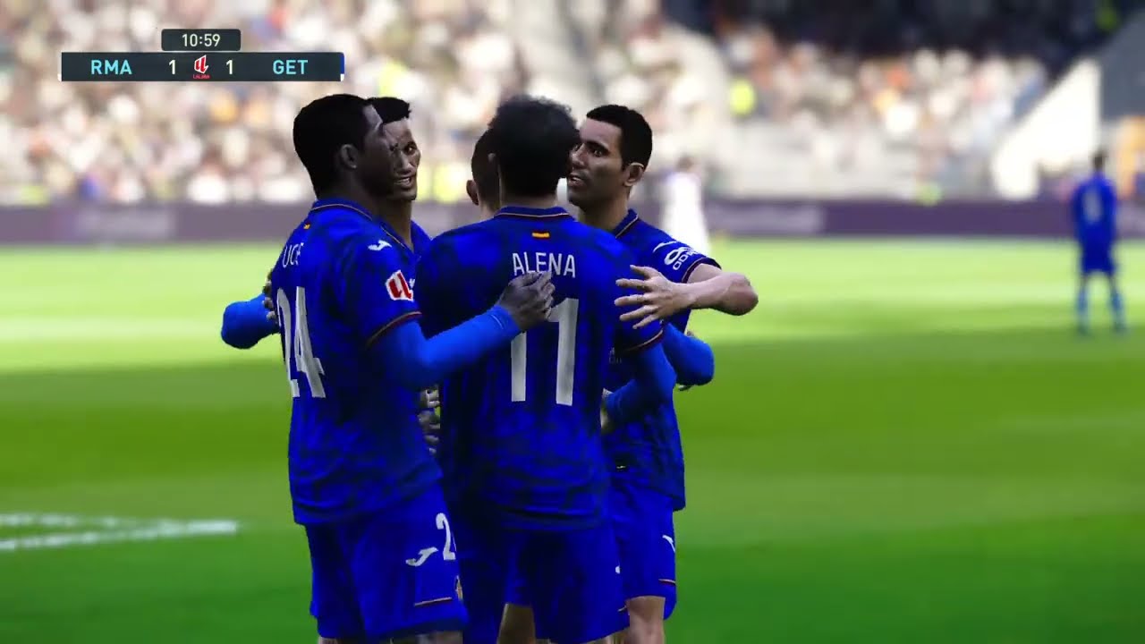 🔴Real Madrid vs Getafe |Efootball PES 21 Gameplay Simulation on PlayStation