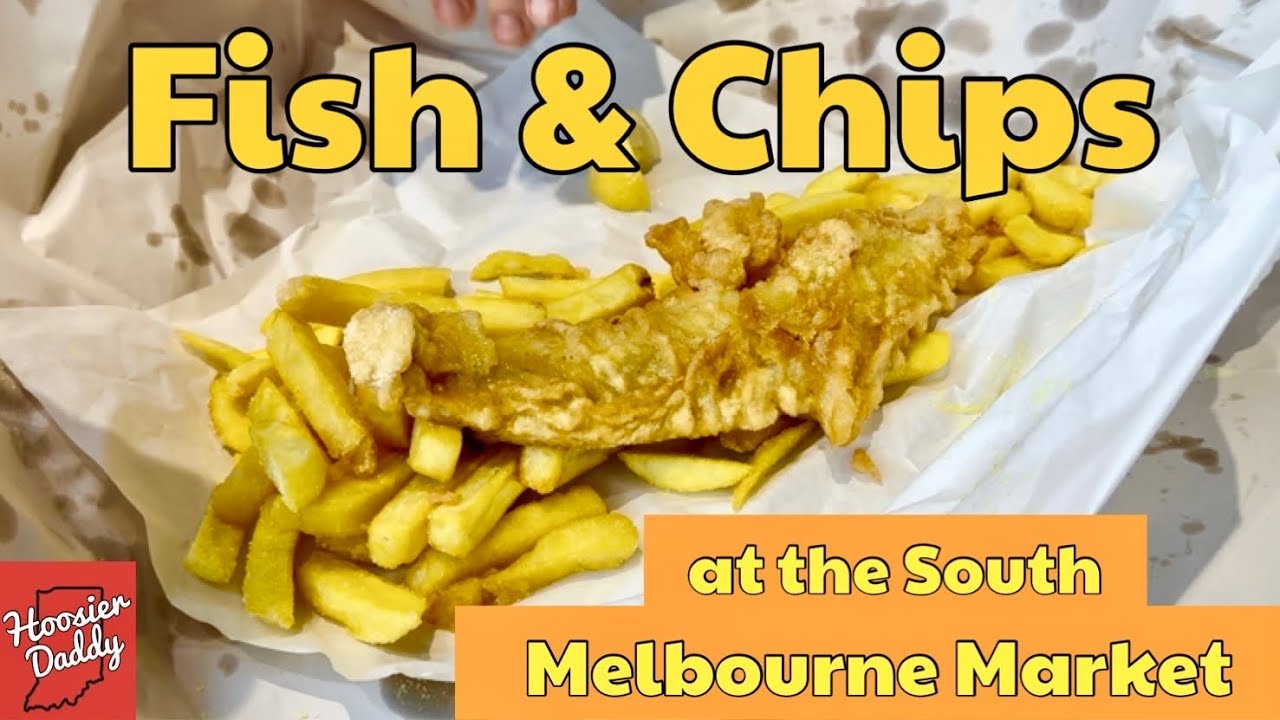 Fish & Chips at the South Melbourne Market with @PaddyJoeC