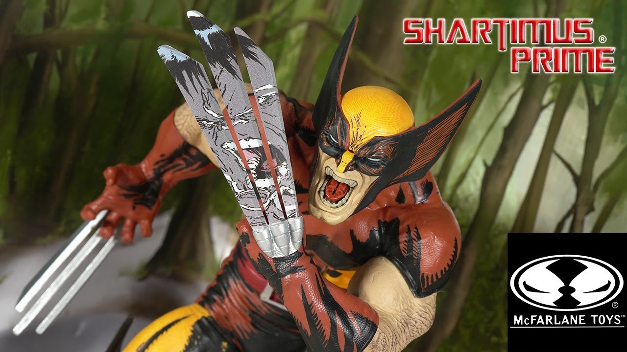 Marvel McFarlane Toys Wolverine Incredible Hulk 340 Todd McFarlane Art Inspired Statue Figure Review