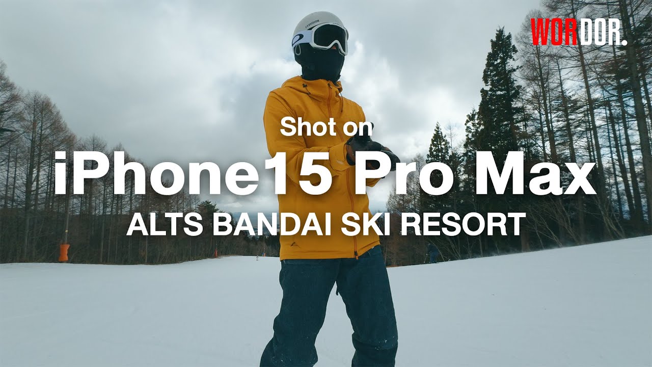 (Shot on iPhone15 Pro Max) Alts Bandai Ski Resort : Snowboarding trip vlog 2024