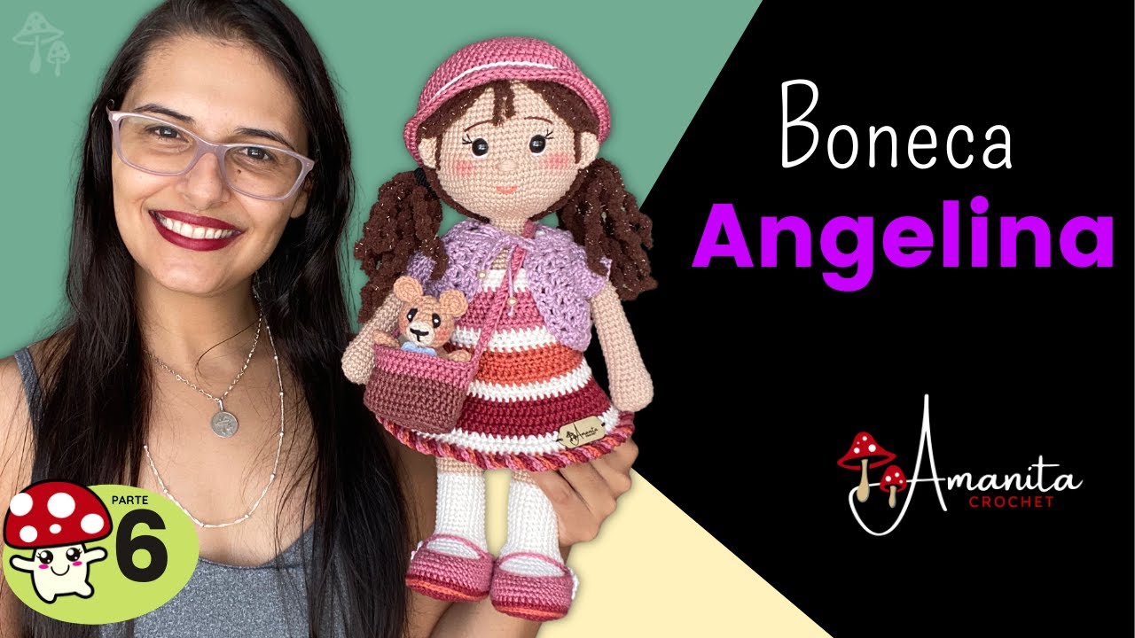 amigurumi ○∘∙ Boneca Angelina » 6/6 | Bolero e bolsinha