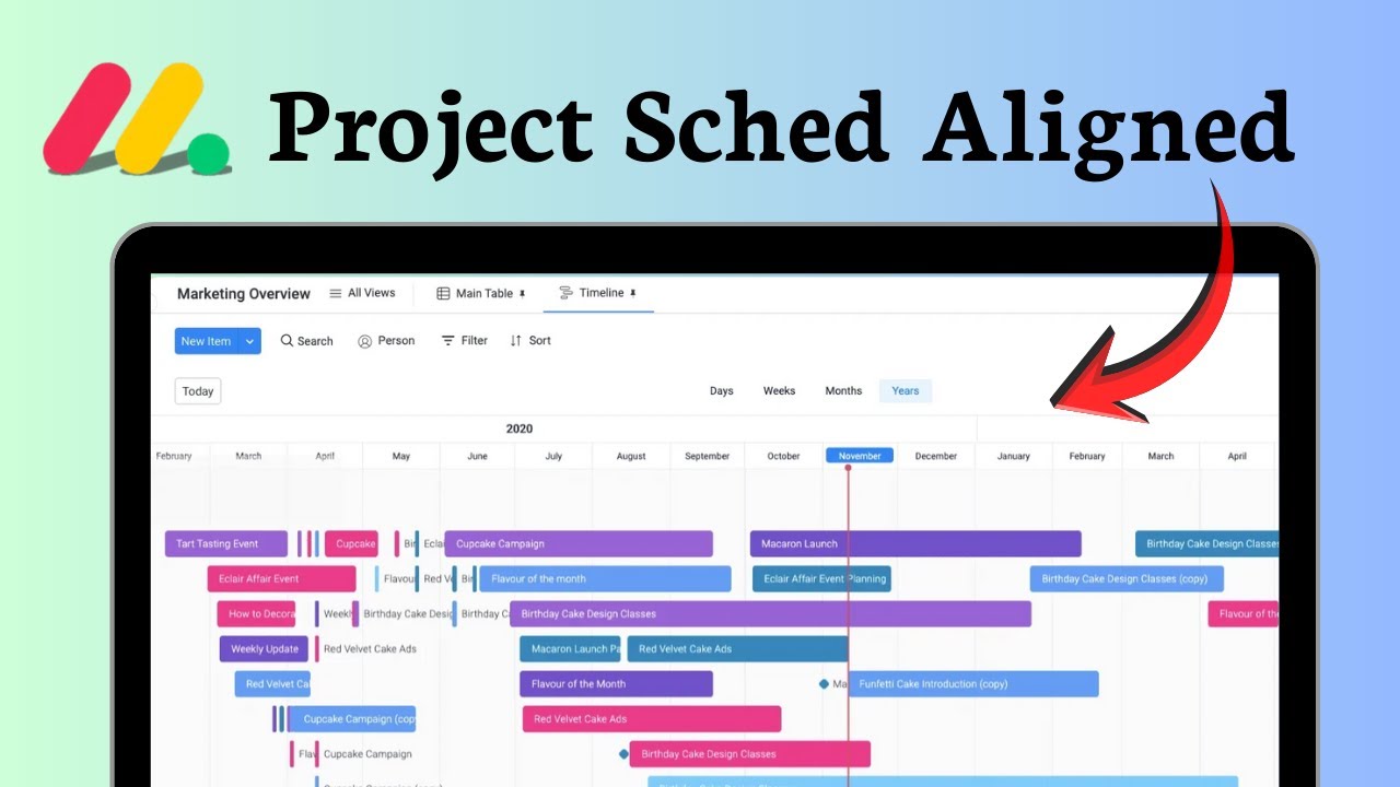 How to create a project timeline on monday.com