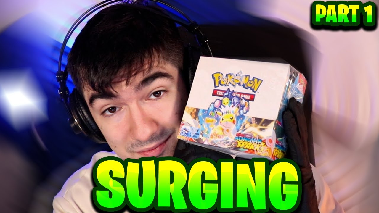 MÓJ PIERWSZY BOOSTER BOX! 😊 POKEMON SURGING SPARKS!