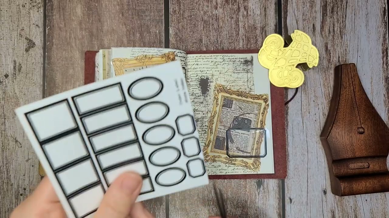 [ASMR] 다이어리 꾸미기 | vintage collage | journaling scrapbooking | paper relaxing sound