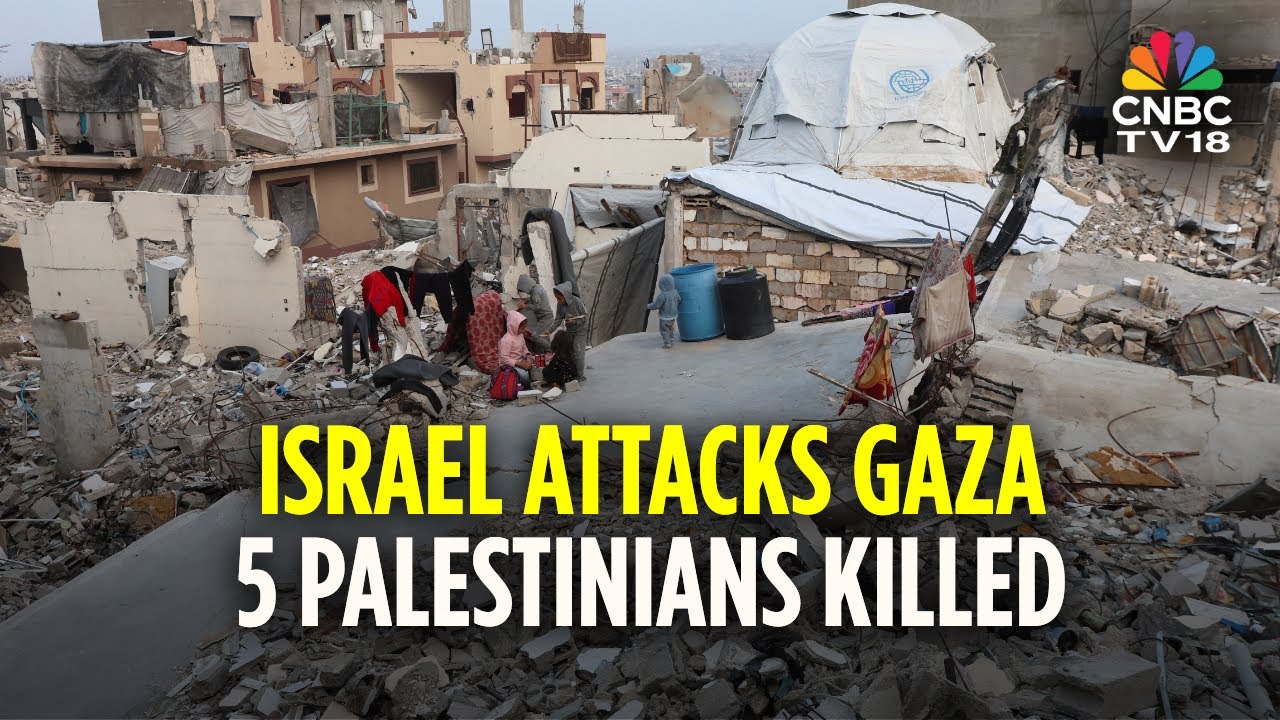 Israel Strikes Khan Younis In Retaliation To Death Of 5 Israeli Soldiers | Israel Attacks Gaza |N18G