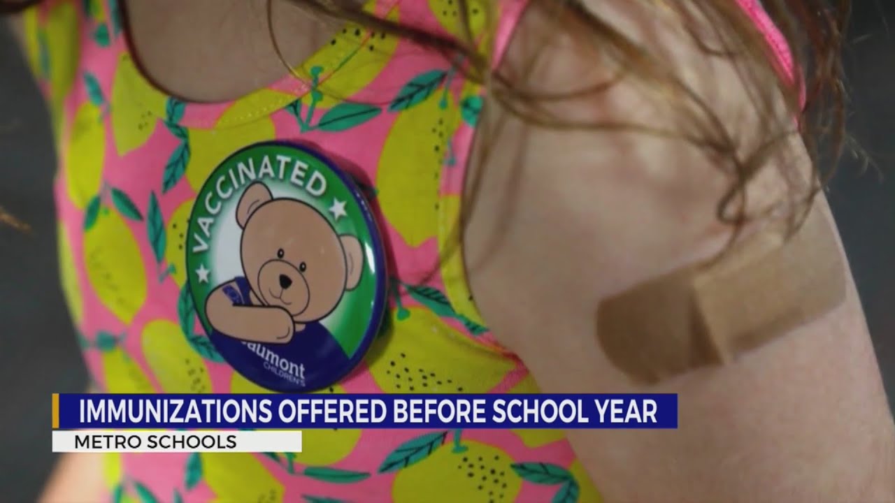 Free immunizations for Metro seventh graders