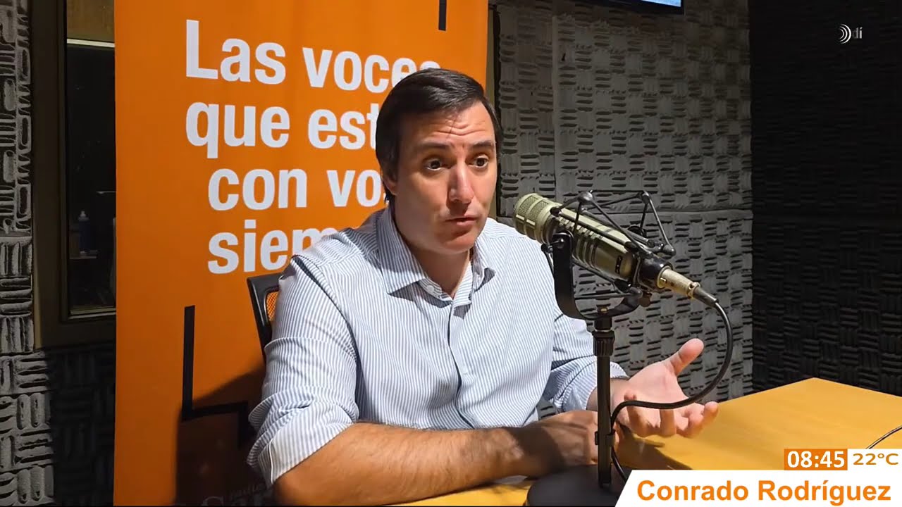 Conrado Rodríguez, diputado del Partido Colorado, en Informativo Sarandí