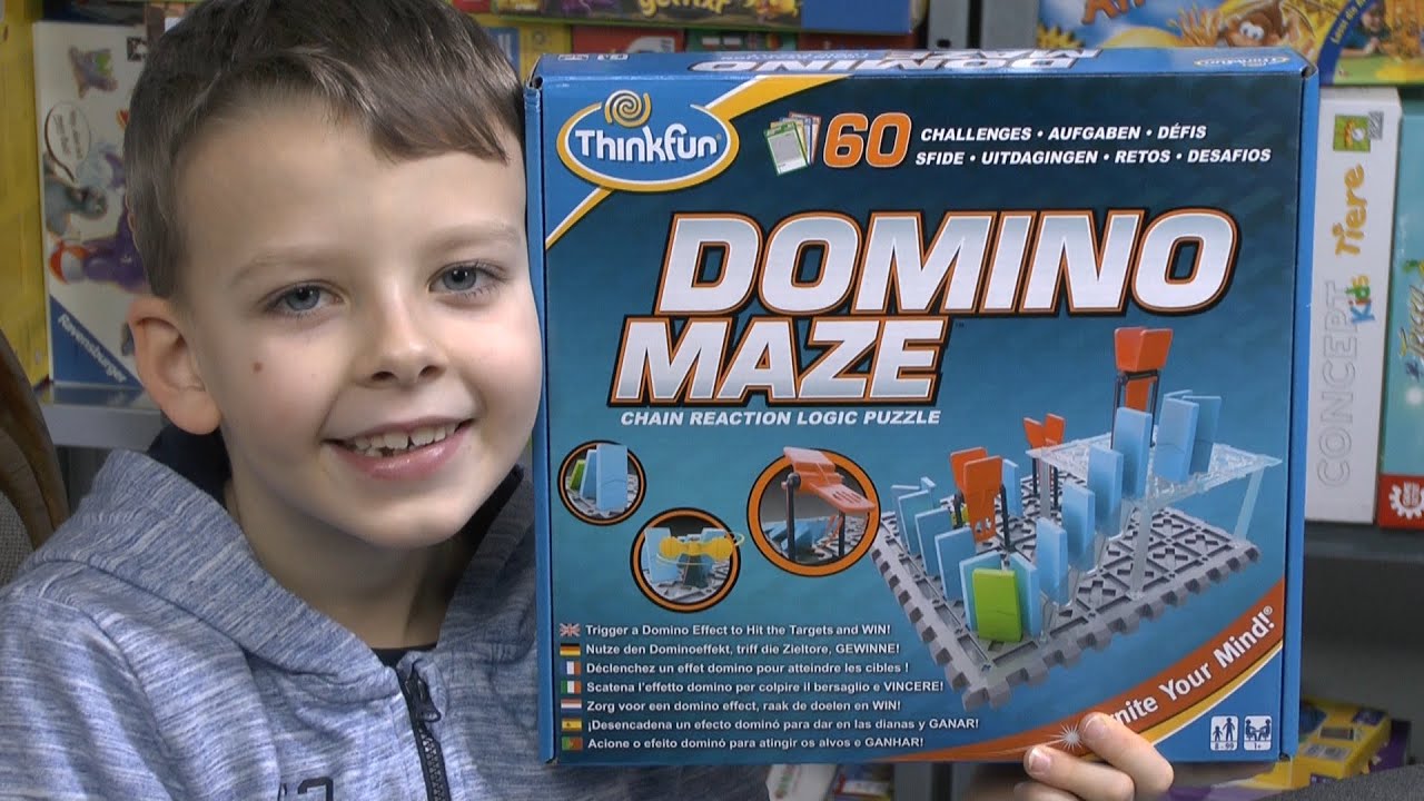 Solospiel / Logikspiel Domino Maze (Think Fun / Ravensburger) - ab 8 Jahre