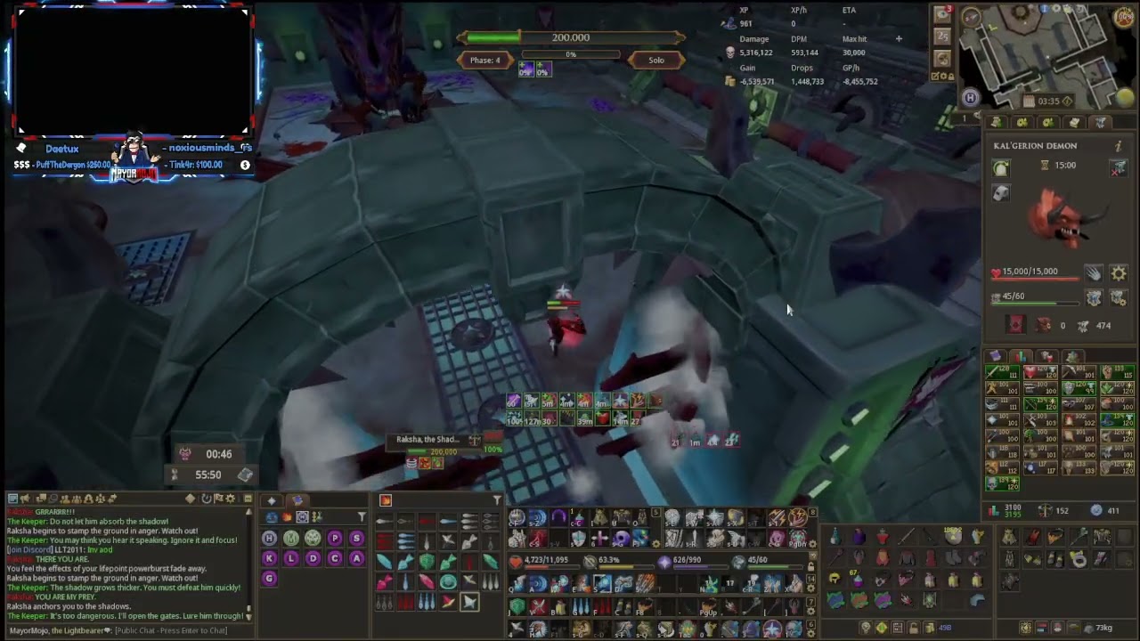 raksha mage camp - combat beta - no aura no apot 1:30