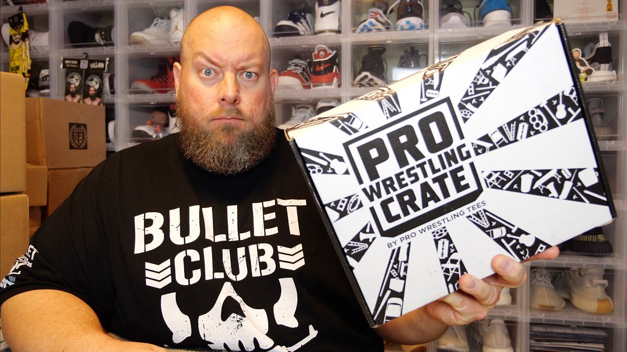 Opening the june 2021 Pro Wrestling Crate Mystery Box