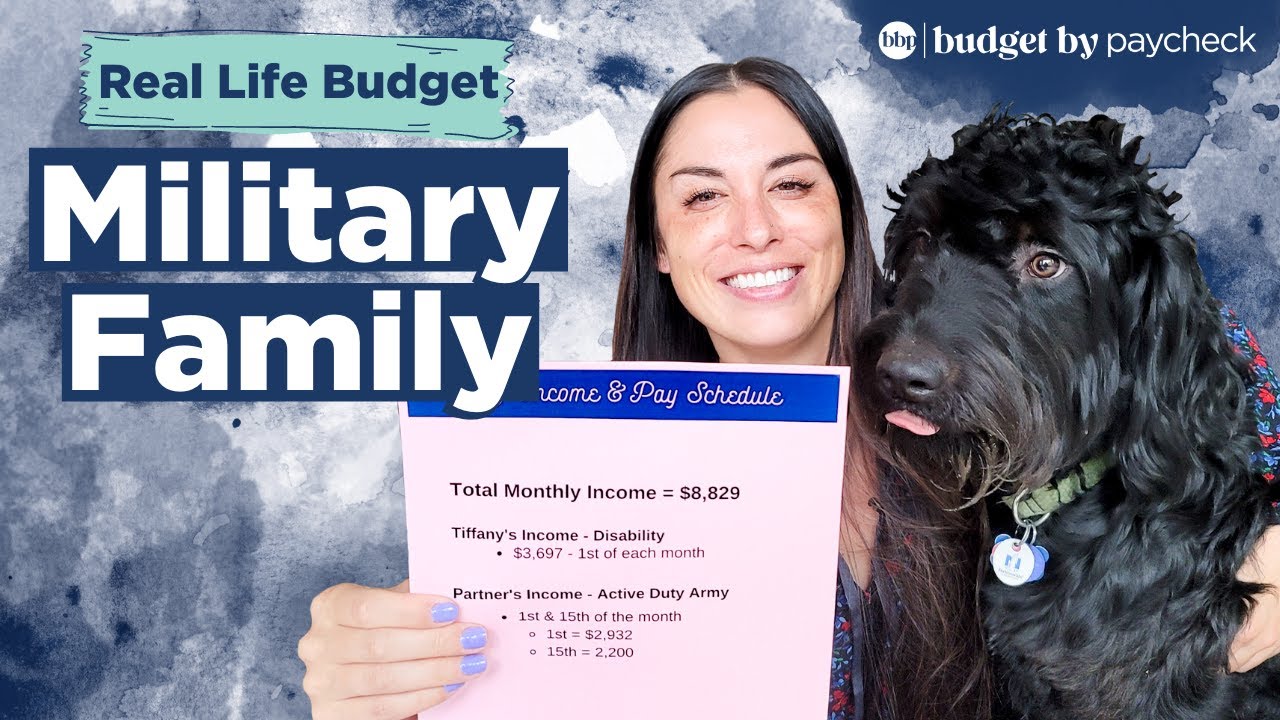 BBP Real Life Budget | Budget By Paycheck + Military Family