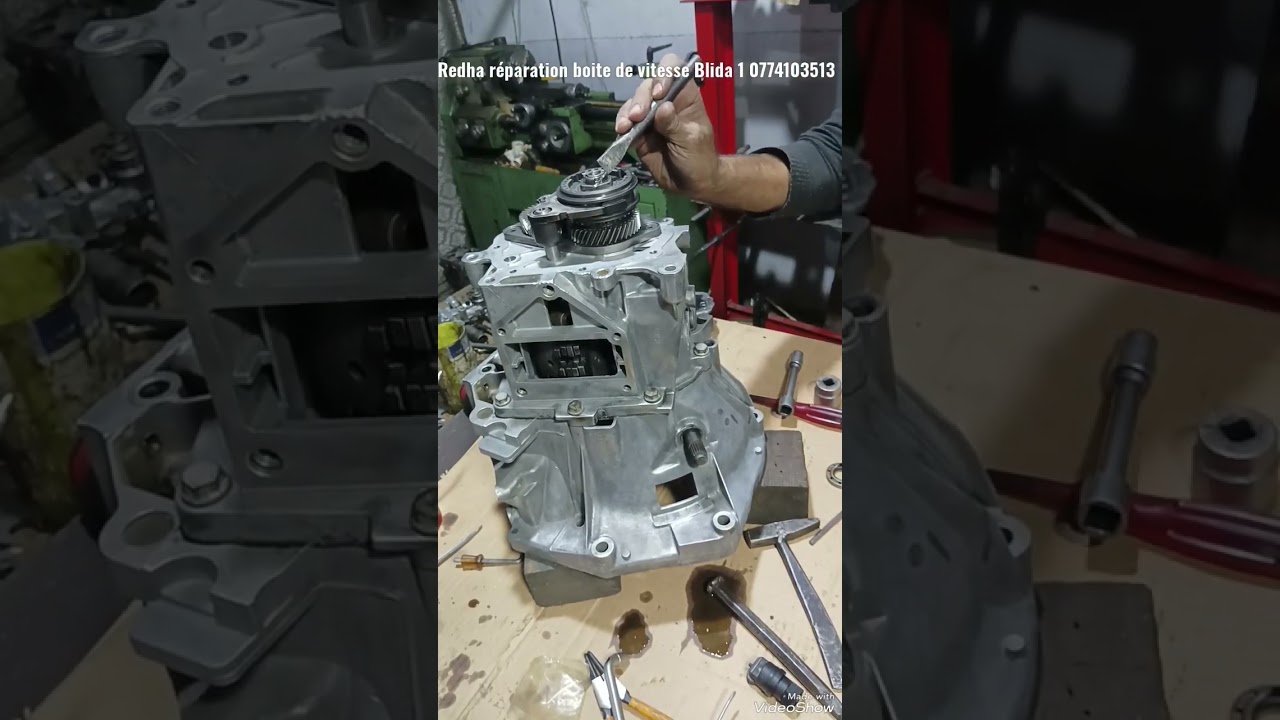 Montage boite vitesse Fiat punto 2ème partie غلق علبة السرعة فيات بونتو حلقة الثانية