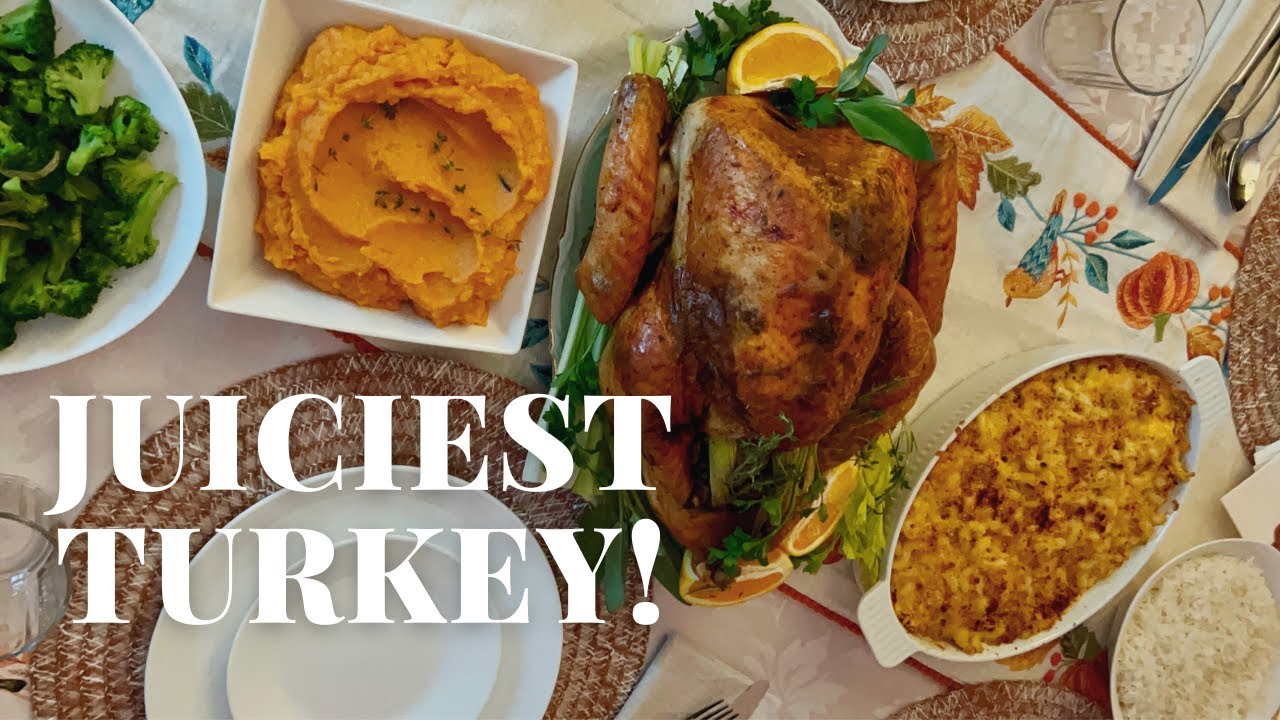 Cozy Thanksgiving Recap + The Juicy Whole Turkey Recipe Everyone Loved! 🦃🍽️ |Moist Oven Roasted Meat