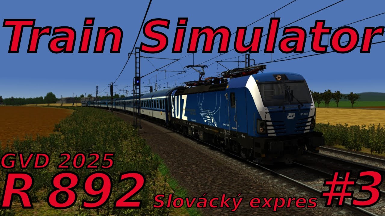 Train Simulator | R 892 Slovácký expres | Olomouc - Zábřeh na Moravě