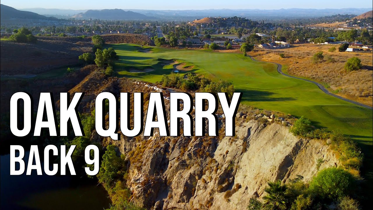 BIRDIE ! BIRDIE !! BIRDIE !!! @ Oak Quarry | BACK 9 Course Vlog with Drone Flyovers