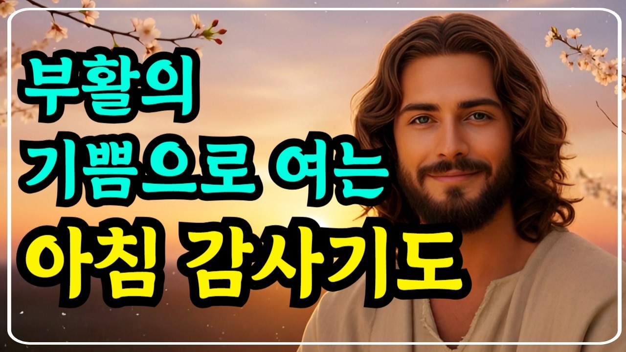 부활의 기쁨으로 여는 아침감사기도ㅣ하루를여는기도ㅣ아침을여는기도