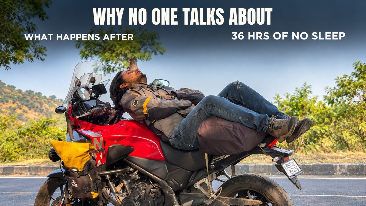 What happens after 1600kms NON-STOP | Exhaustion, Sleep and Recovery