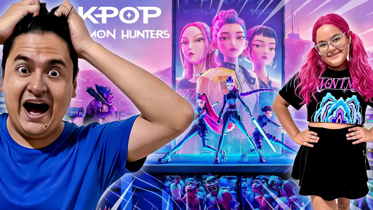 Las guerreras K-POP DEMON HUNTERS vuelven loco a mi papá