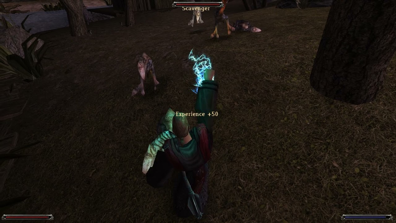 GOTHIC 1 Remastered 2022 Chain Lightning Rune vs Scavangers
