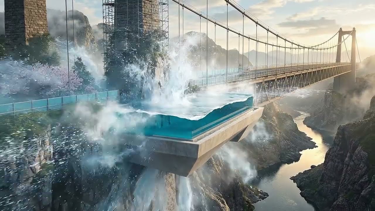 From Abandoned Mega Bridge to Suspended Cloud City | Full Human Renovation Timelapse