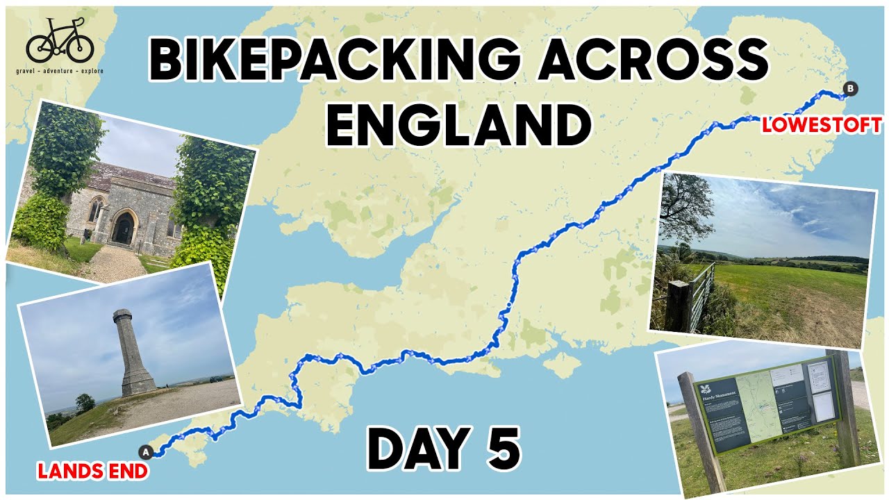 BIKEPACKING IN DORSET - CYCLING ACROSS ENGLAND - DAY 5