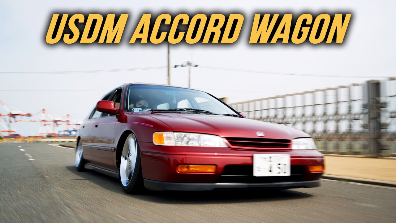 Slammed Honda Accord Wagon Cruise in Japan | 4K