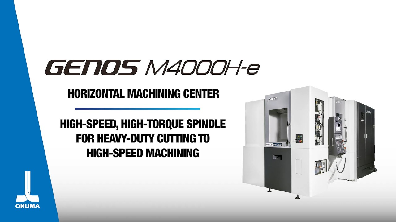 GENOS M4000H-e Horizontal Machining Center Video Brochure