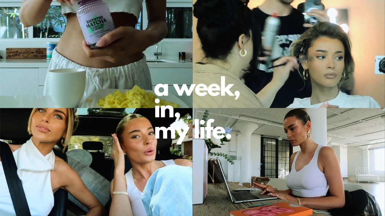 a week in my life, modeling, chats & events 