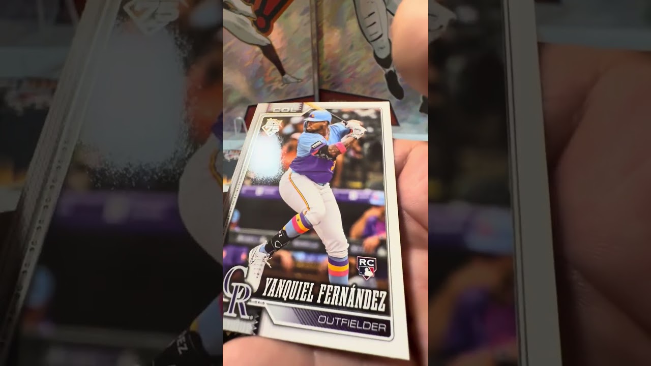 Topps 2026 series one hobby box. #sportscards #baseball #fyp #blessed 
