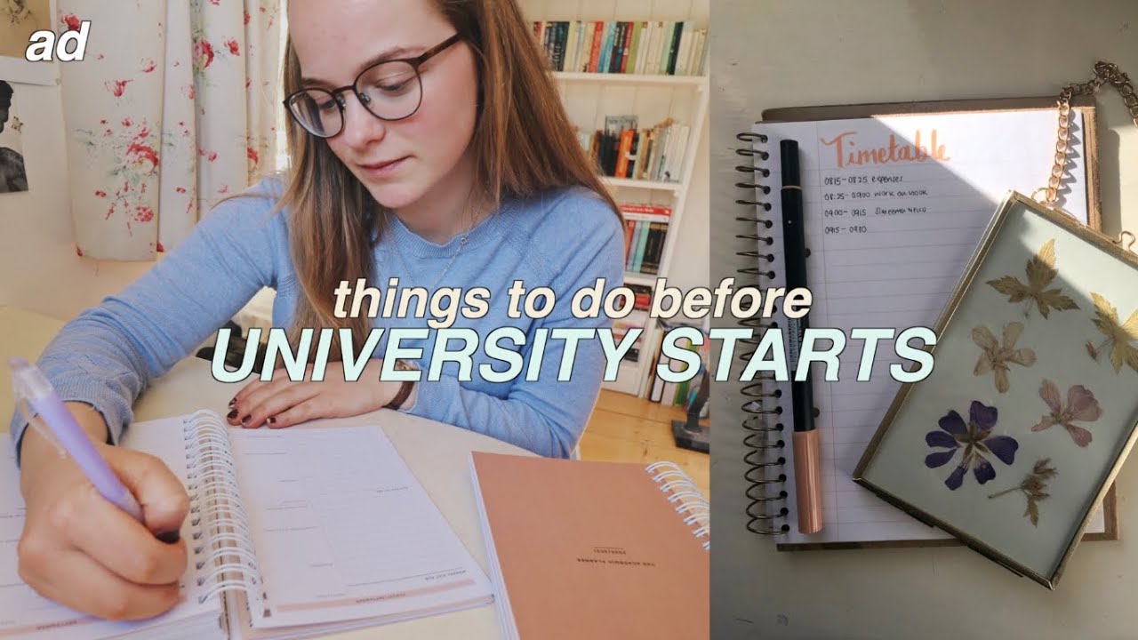 Things to do before university starts again
