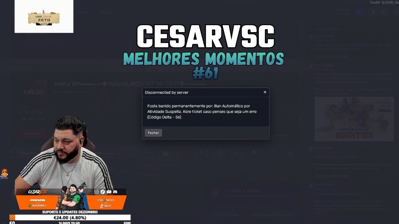 CESARVSC - MELHORES MOMENTOS #61