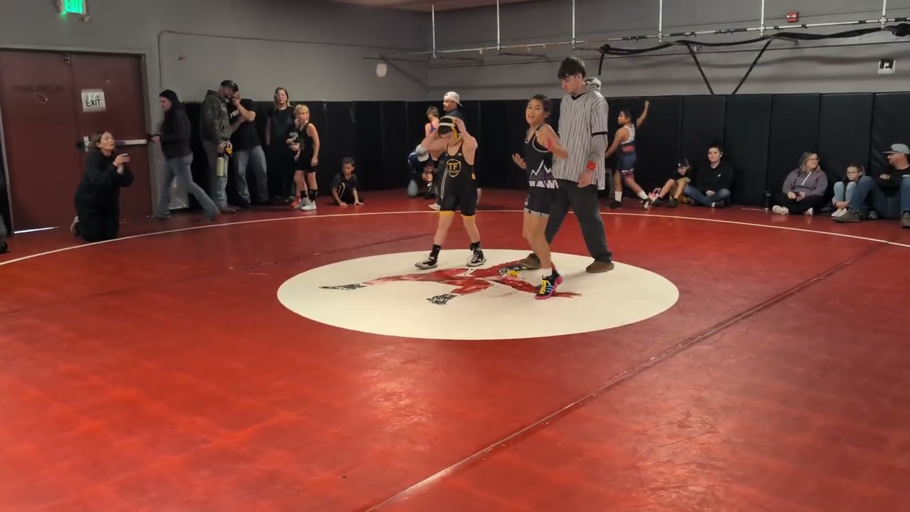 Reece Heard age 9 wrestling for RAWC at the Corning Takedown Tournament 2025
