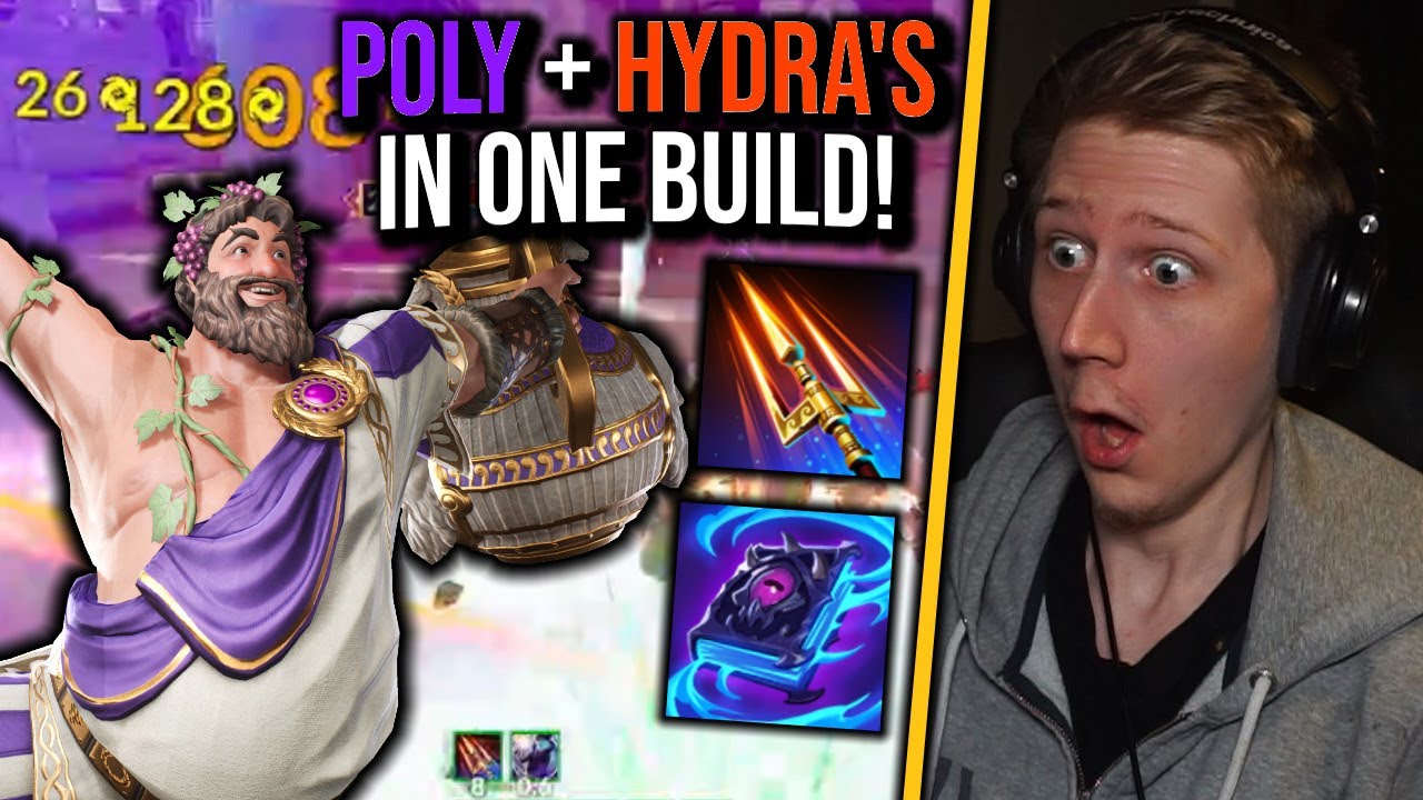 Poly & Hydra's In ONE BUILD! Bacchus One-Slap Is CRAZY In SMITE 2!