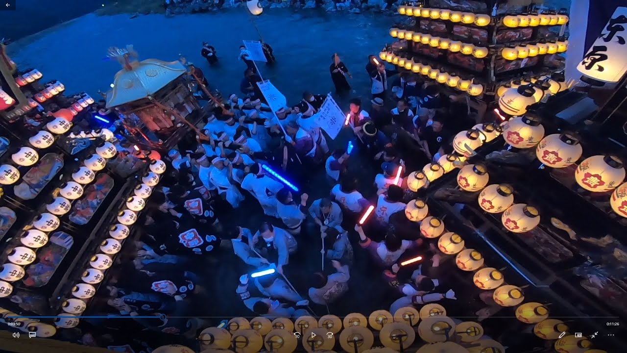 伊曽乃神社例大祭(西条祭り)_2022年川入り