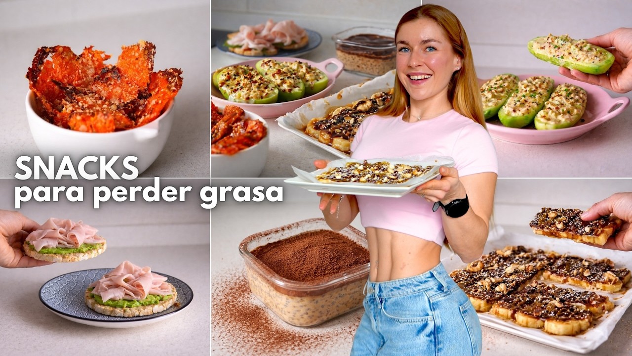 Los mejores SNACKS para PERDER GRASA