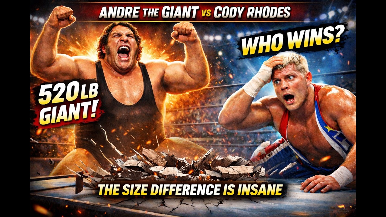 Is Cody Rhodes Crying in His Match Against Andre the Giant?
