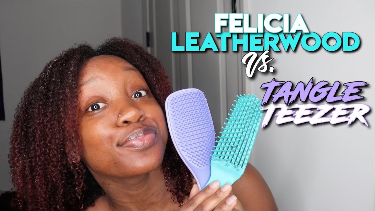 Tangle Teezer versus the Felicia Leatherwood Brush on Type 4 Natural Hair | Battle of the Brushes