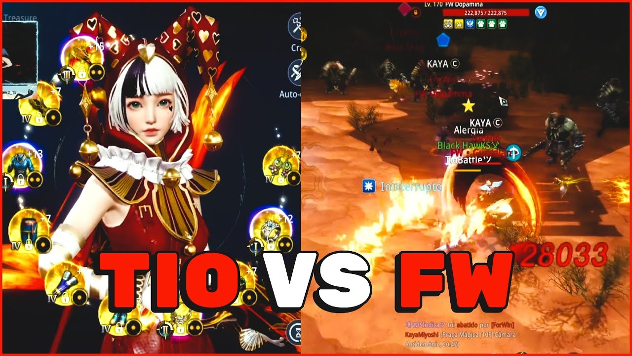 TioBattleツ ПРОТИВ FW TEAM НА NA22 | Мир4