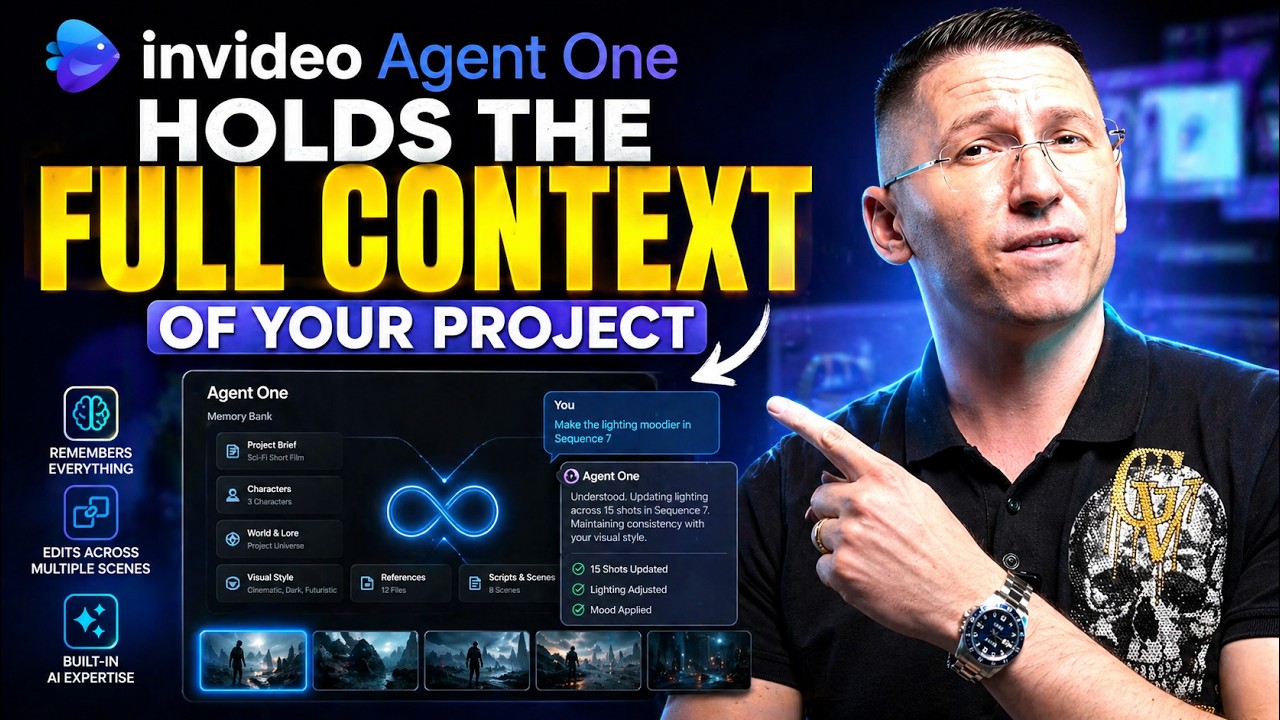 I Tested the First AI Filmmaking Agent - invideo Agent One