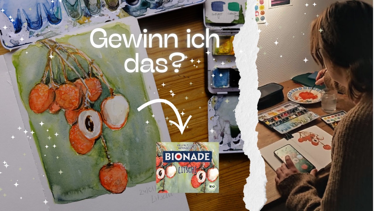 Cozy paint with me | Spontane Teilnahme am Bionade Designwettbewerb 🎨