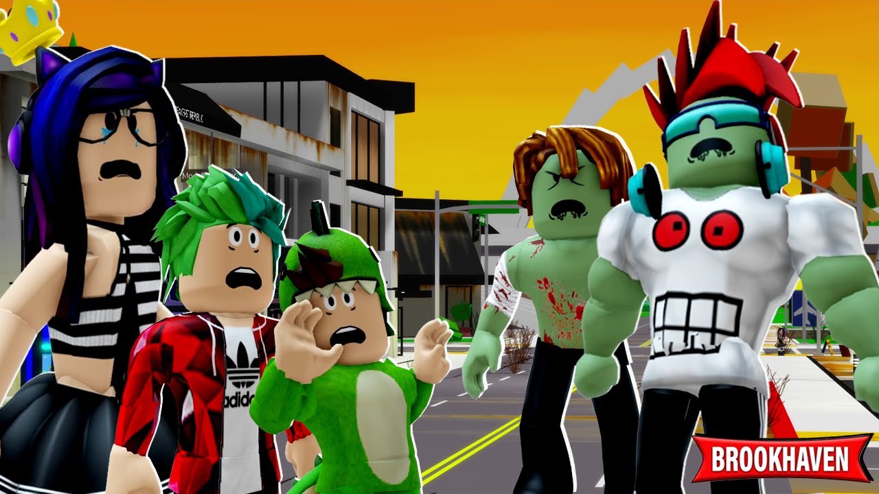 LOS ZOMBIES NOS ATACAN en BROOKHAVEN | Kori Roblox