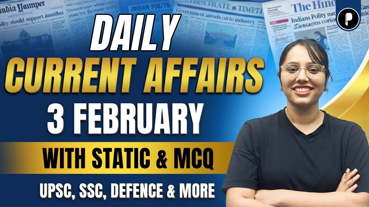 Parliament Takes Up Motion of Thanks on President’s Address | 3 February 2026 Current Affairs