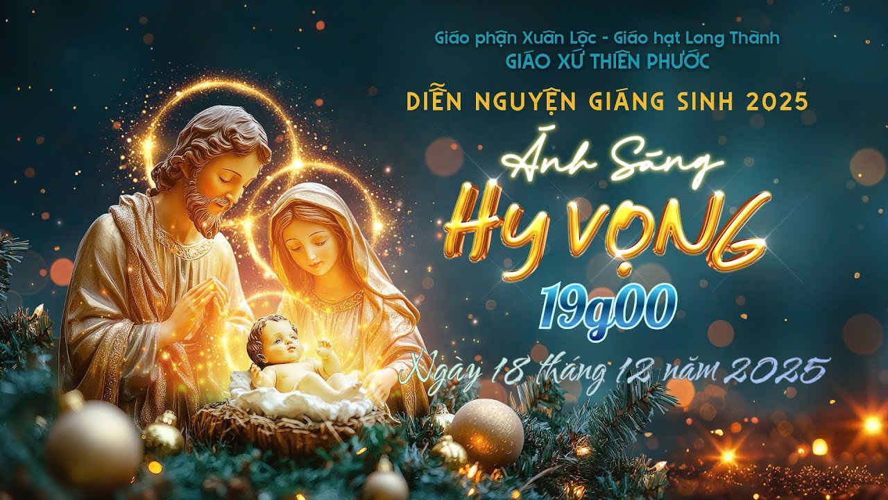 🔴[Trực Tuyến] CHƯƠNG TR&Igrave;NH DIỄN NGUYỆN GI&Aacute;NG SINH 2025 