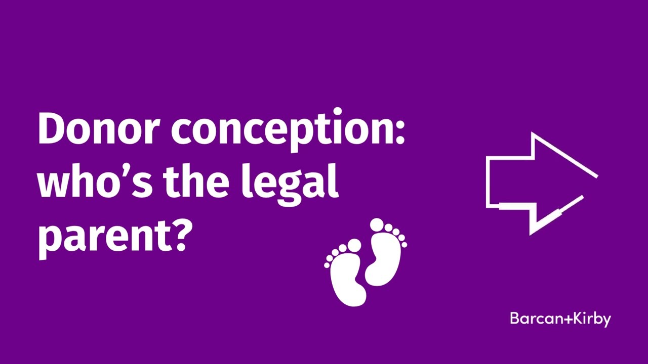 Legal parentage in donor conception