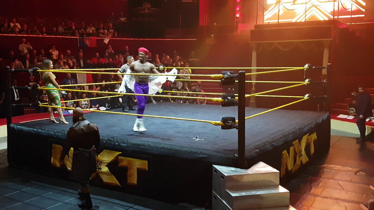 NXT Live Paris 2018 Tommaso Ciampa Velveteen Dream vs Ricochet Johnny Gargano